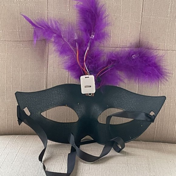 Halloween Mask Light Up Party Eye Masquerade Fancy Party Mask Women Mask - Picture 5 of 8